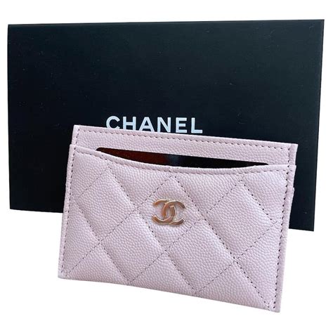 17c chanel pink card holder|Pink Chanel Card Holder .